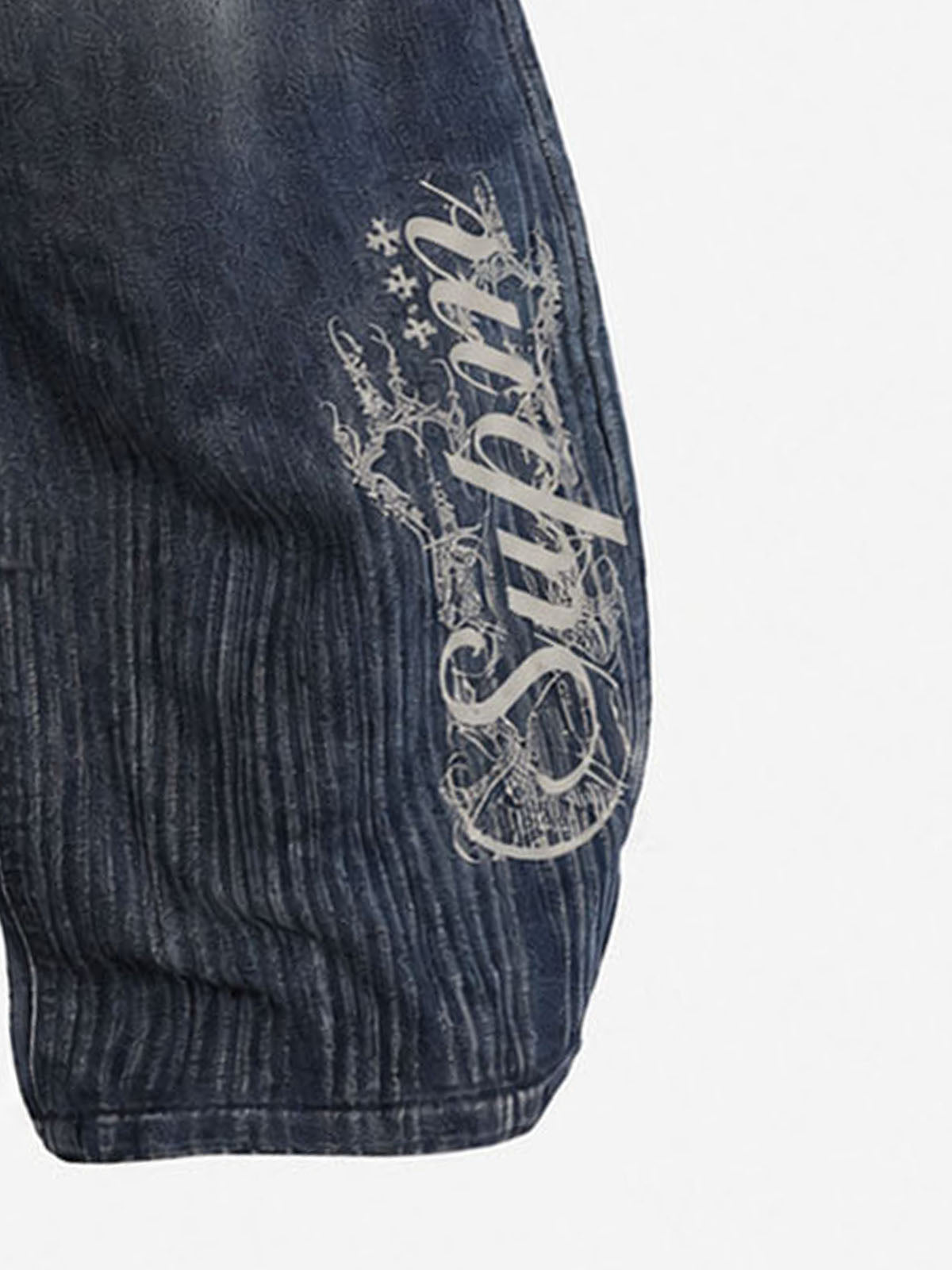 Vintage Letter Jeans