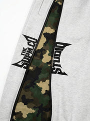 Camo Panel Graphic Track Pants