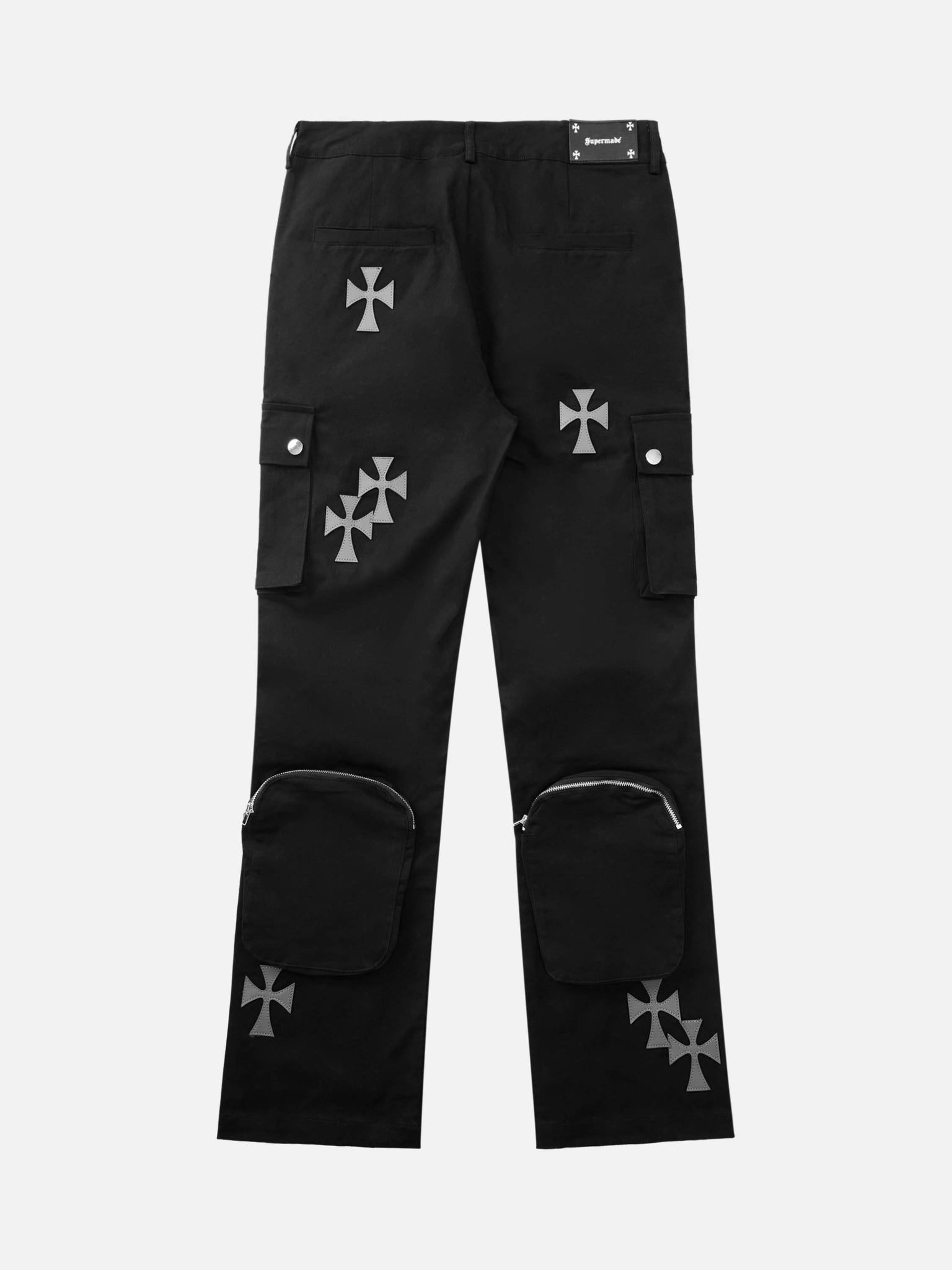 Thesupermade Creative Design Multi-Pocket Casual Pants