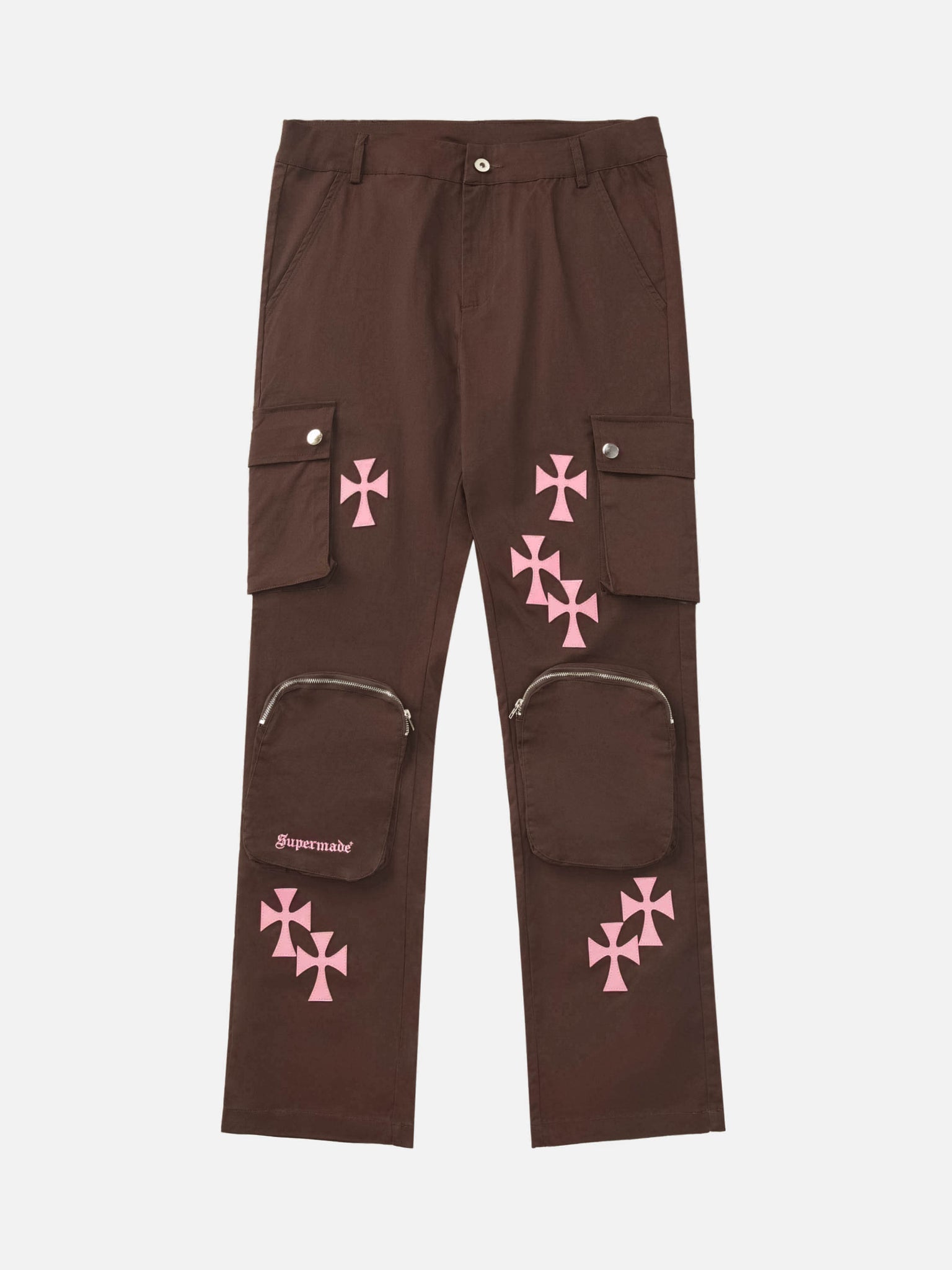Thesupermade American Casual Versatile Multi-pocket Casual Pants - 1831