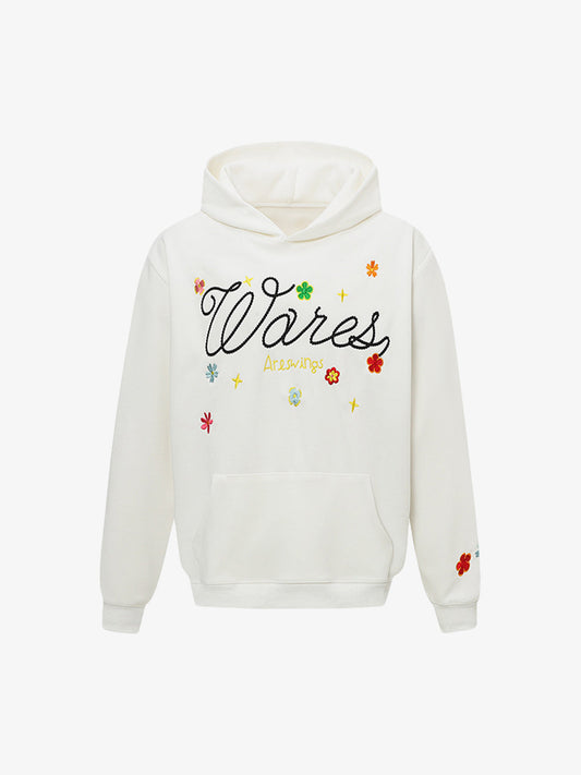 Embroidered Floral Hoodie for Casual Wear - Perfect for Spring and Fall 