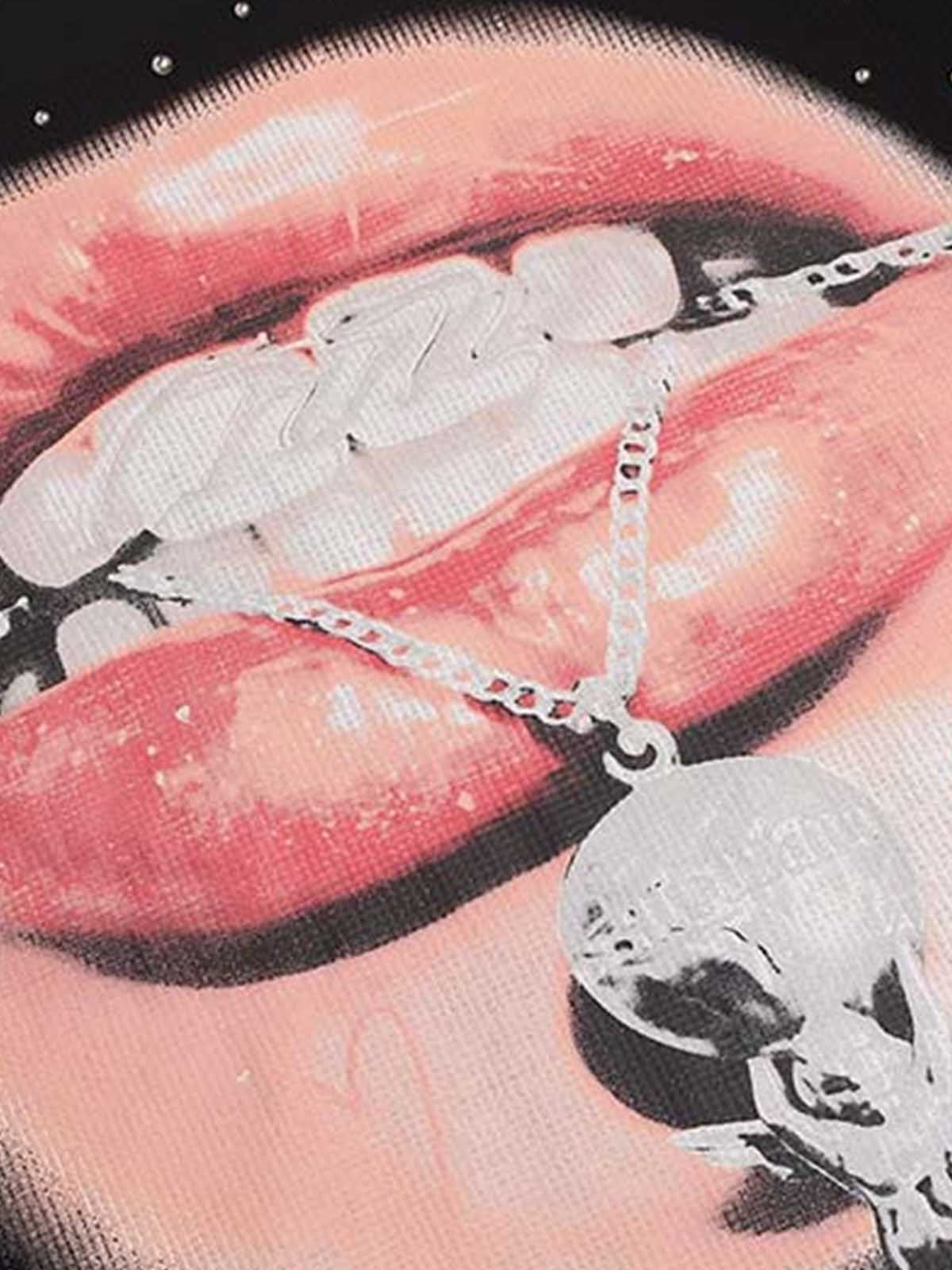 T-shirt con stampa grafica Street Mouth