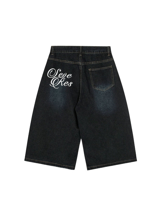 Cleanfit Stitched Barrel Jorts 