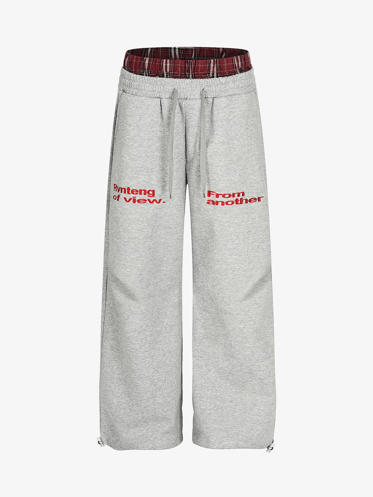 Retro Double Waist Loose Wide-Leg Pants 