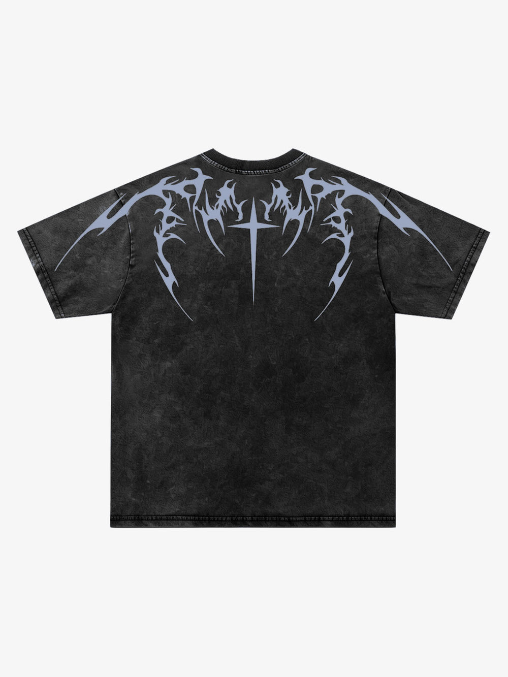Cross Thorn Graphic Distressed Tee