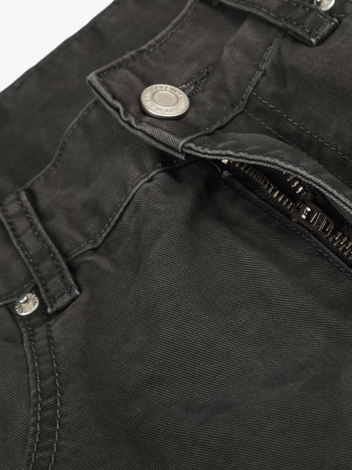 Studded Multi-Pocket Wide-Leg Cargo Pants