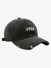 1989 Embroidery Distressed Denim Baseball Cap 