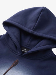 Cherry Graphic Cropped Hoodie