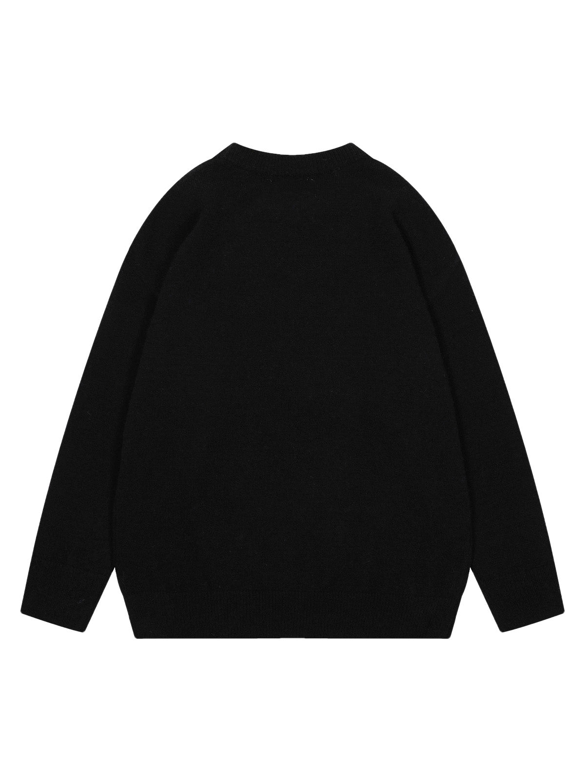 Thesupermade Tear Eye Knit Crew Neck Sweater