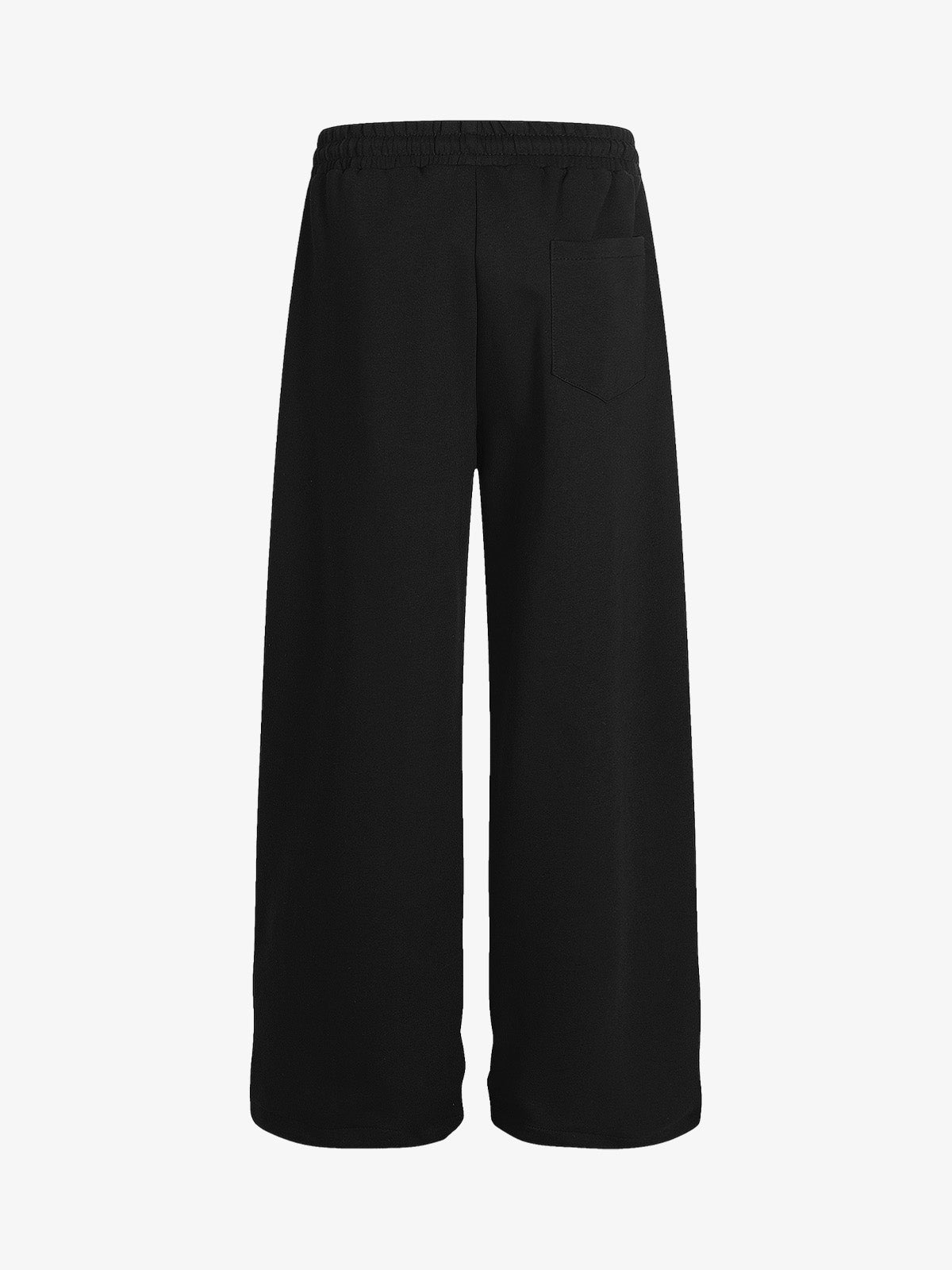 Draped Red Diamond Drawstring Casual Pants 
