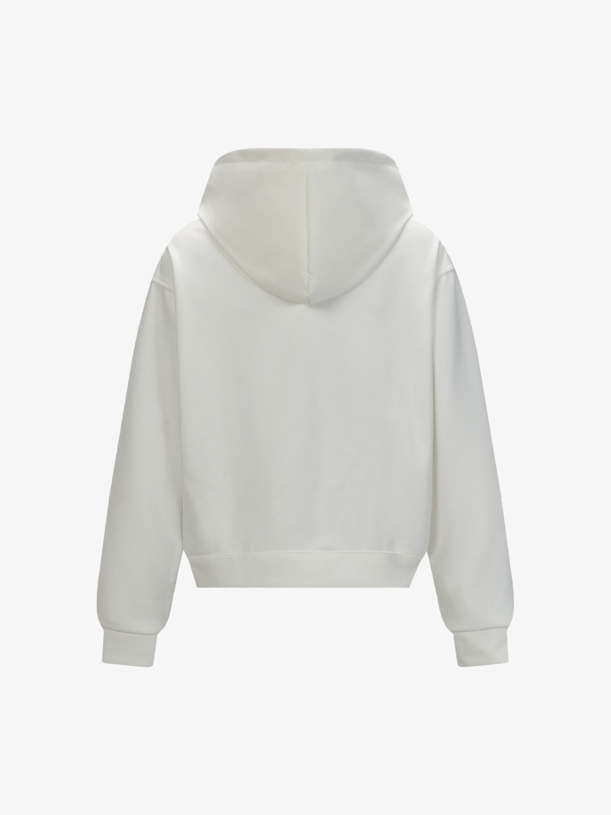 Retro Fake Two-Piece Zipper Hooded Sweatshirt 