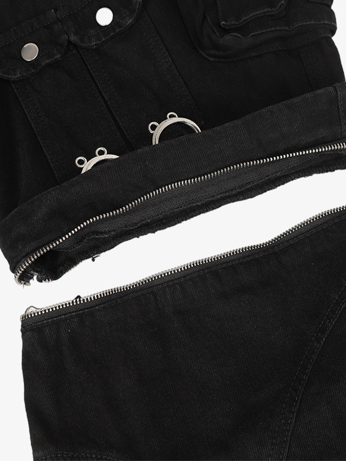 High Street RO Tactical Multi-Pockets Fake Two-Piece Cargo Pants 