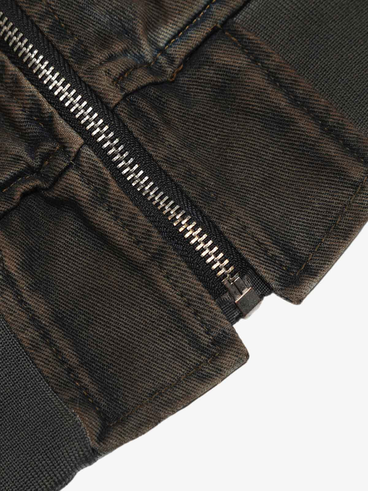 Retro Wasteland Dirty Dyed Denim Jacket 