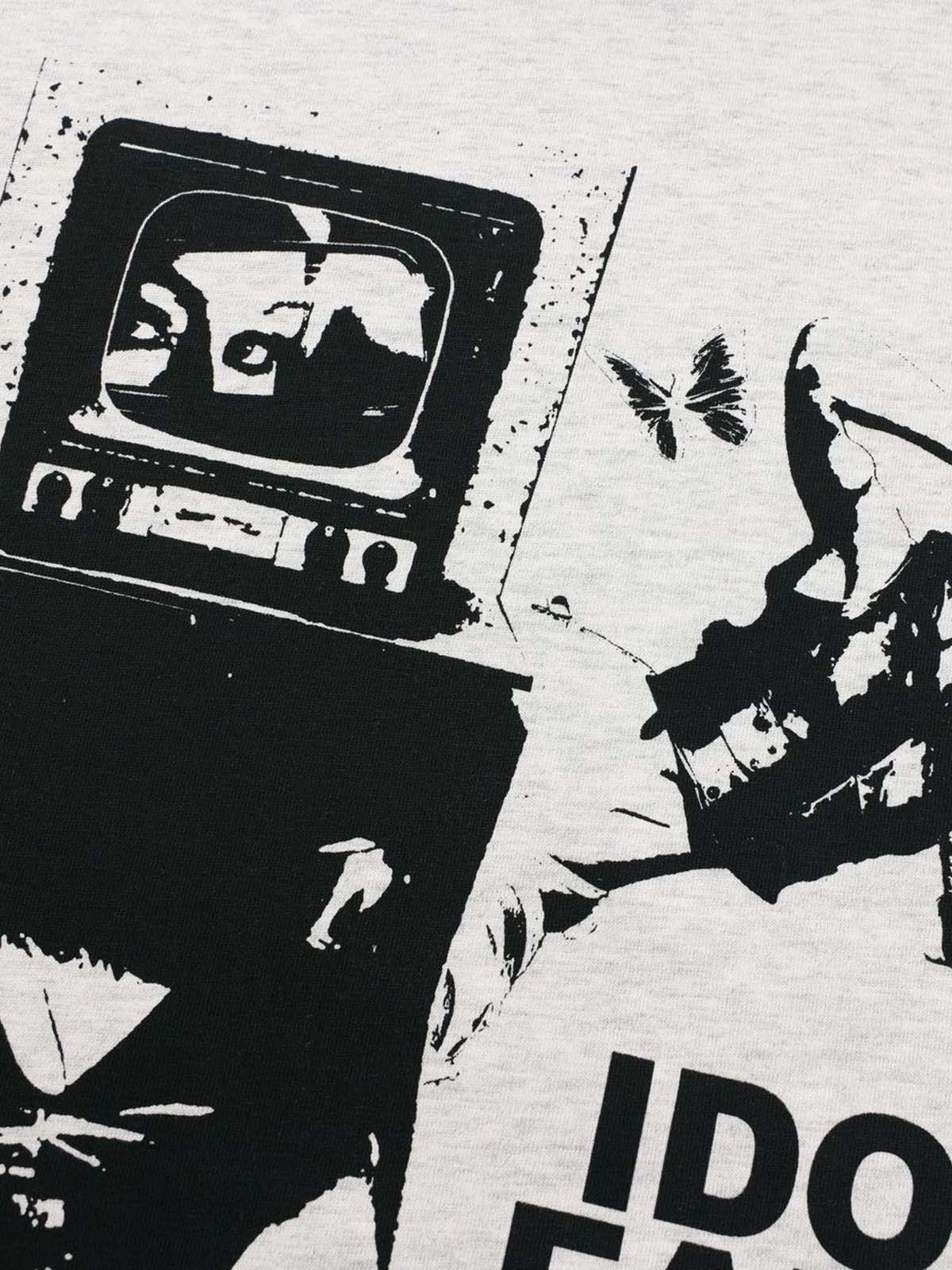 Hip-Hop Dark Punk Graphic Long-Sleeved T-Shirt 