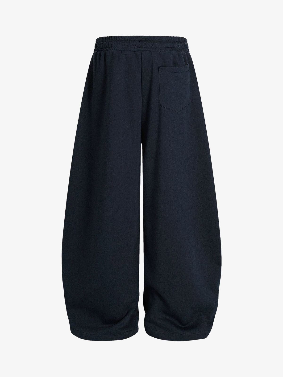 Hip-Hop Patch Embroidered Wide-Leg Sweatpants 