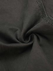 Studded Multi-Pocket Wide-Leg Cargo Pants