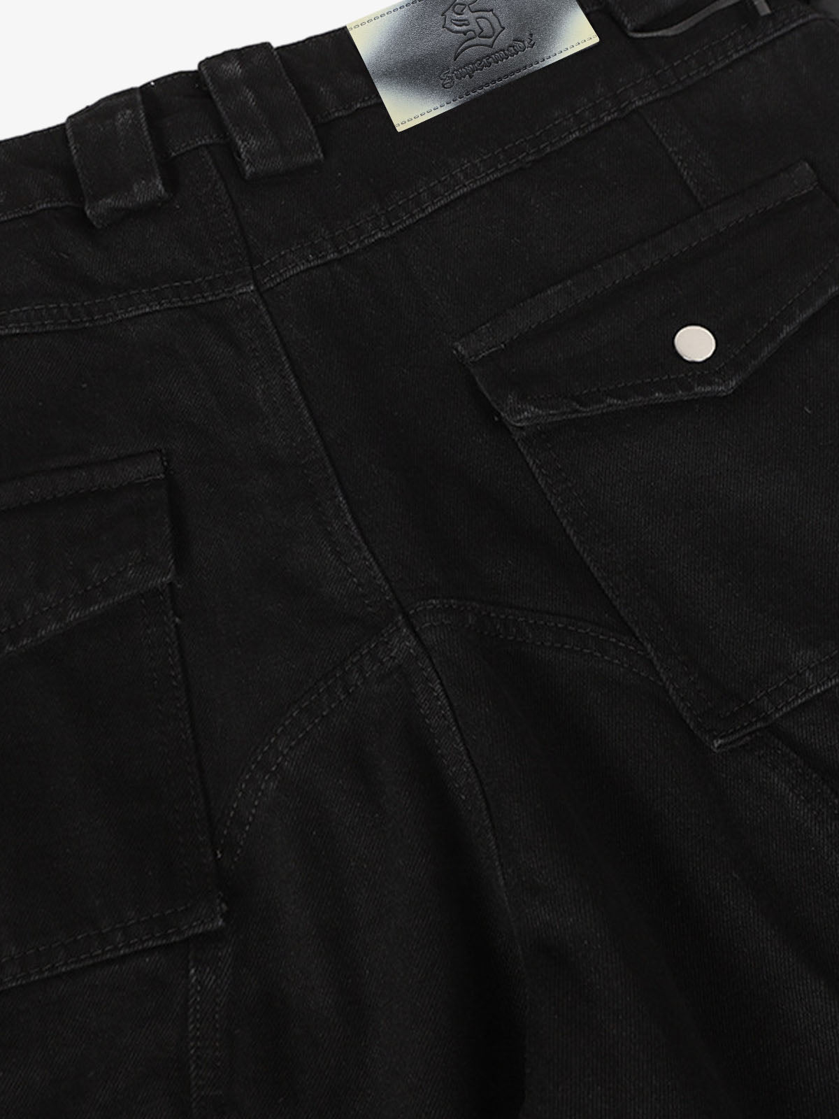 High Street RO Tactical Multi-Pockets Fake Two-Piece Cargo Pants 