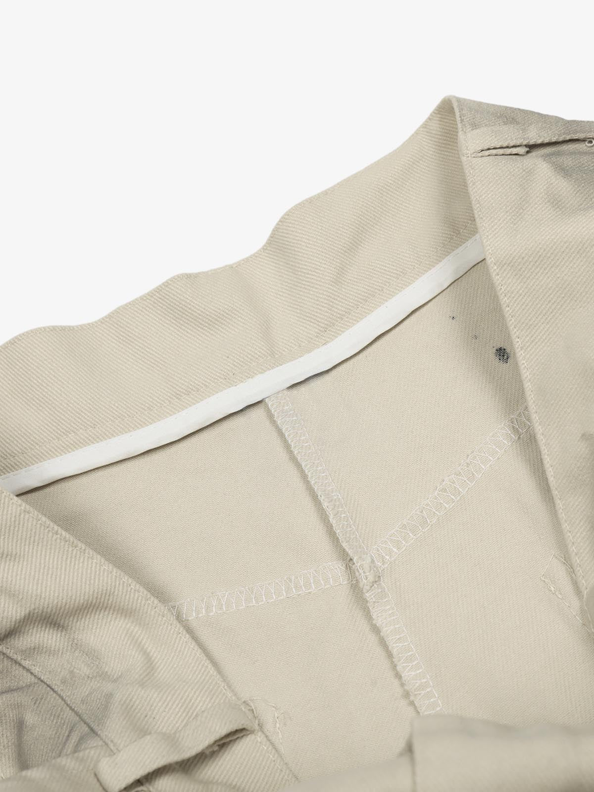 Retro Inkjet Dirty Dyed Barrel Pants 