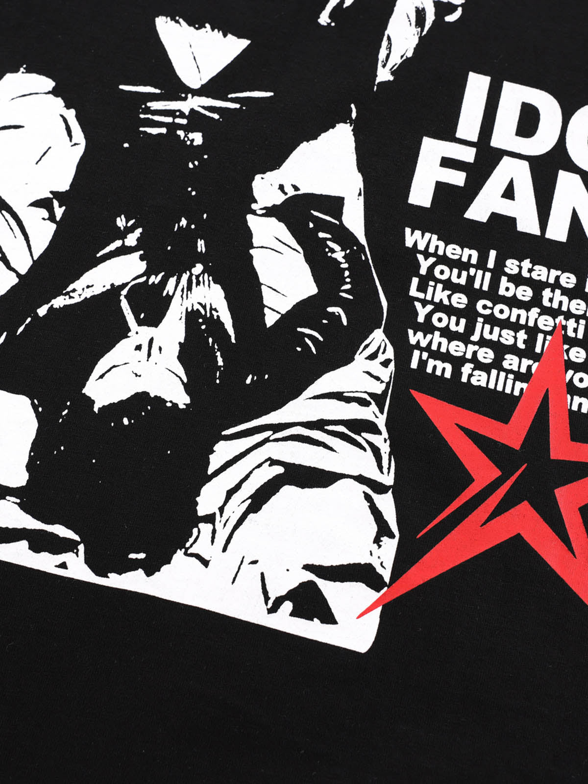 Hip-Hop Dark Punk Graphic Long-Sleeved T-Shirt 