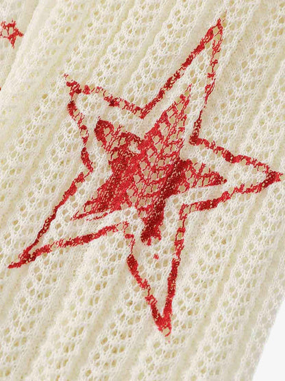 Street Hollow Knit Crew Neck Sweater 