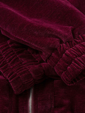 Retro Velvet Luxury Lapel Jacket 