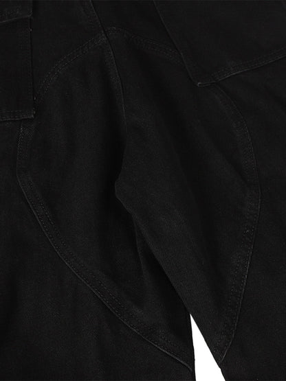 High Street RO Tactical Multi-Pockets Fake Two-Piece Cargo Pants 