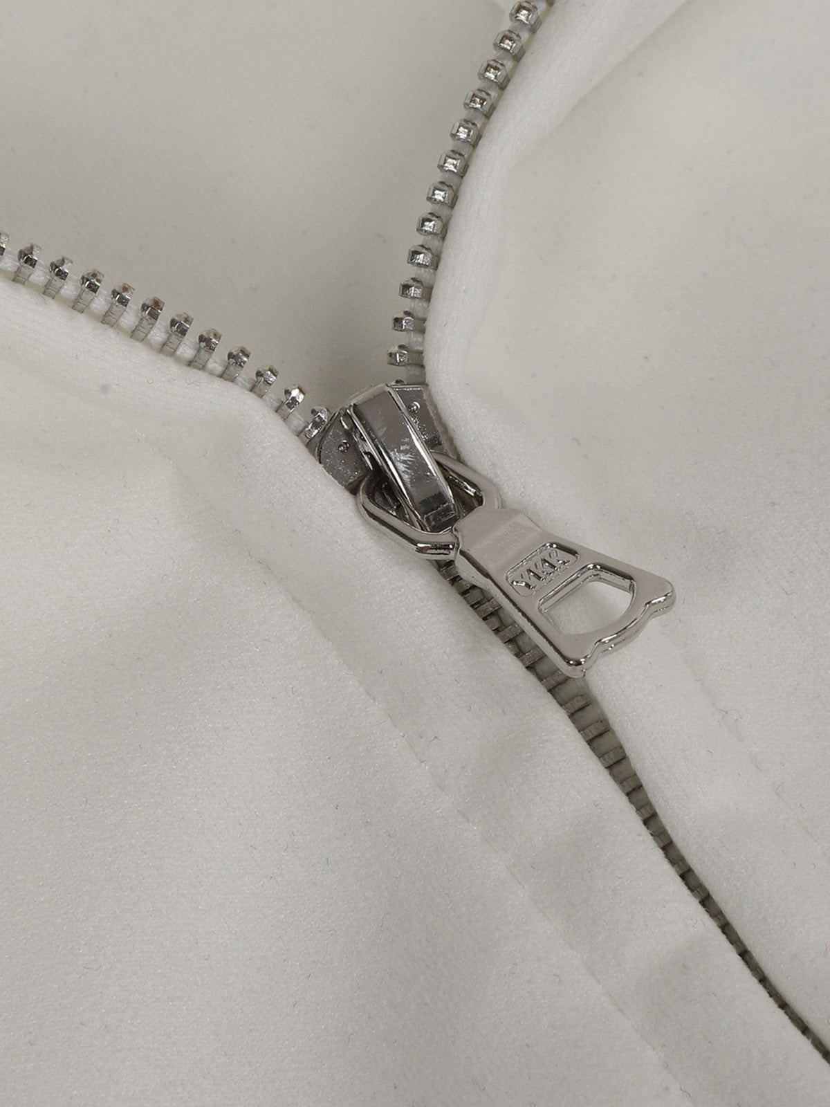 Retro Fake Two-Piece Zipper Hooded Sweatshirt 