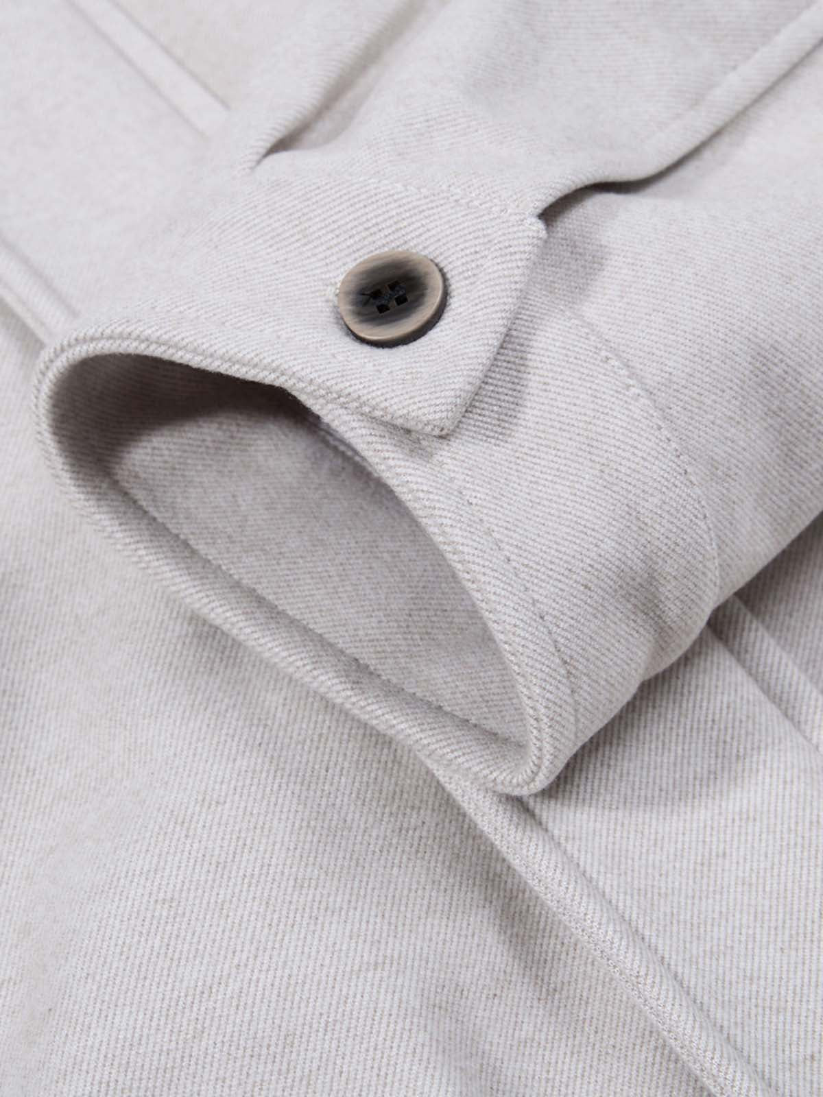 Convertible-Collar Snap-Button Bomber Jacket