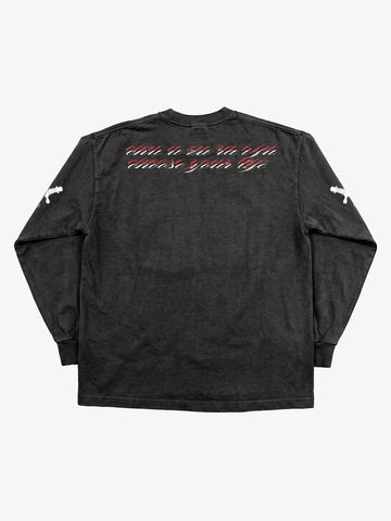 Sword Snake Graphic Long Sleeve Tee