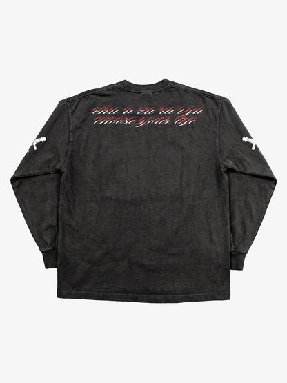 Sword Snake Graphic Long Sleeve Tee