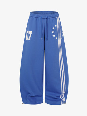 Streetwear Side Striped Baggy Sweatpants