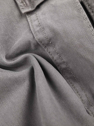 Distressed Multi-Pocket Cargo Shorts