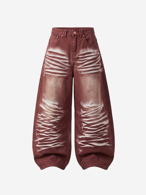 Used-Look-Jeans mit Rissen