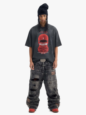 Red Balaclava Graphic T-Shirt 
