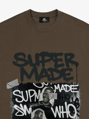 Streetwear Graffiti Character Collage Graphic T-Shirt 