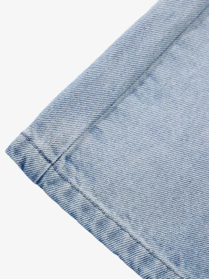 High-Waisted Wide-Leg Cargo Pants with Unique Pocket Design 