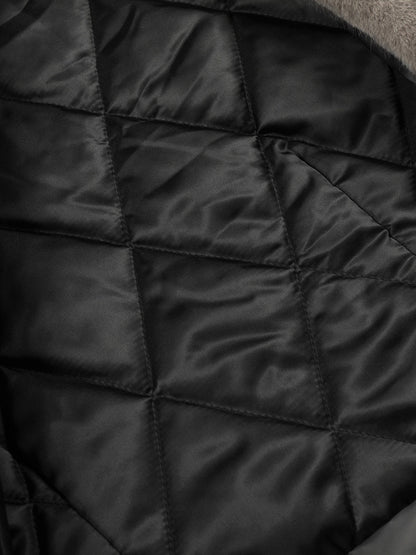 Stylish Winter Bomber Jacket with Faux Fur Collar - Perfect for Cold Weather 