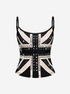 Tanktop mit Union-Jack-Besatz