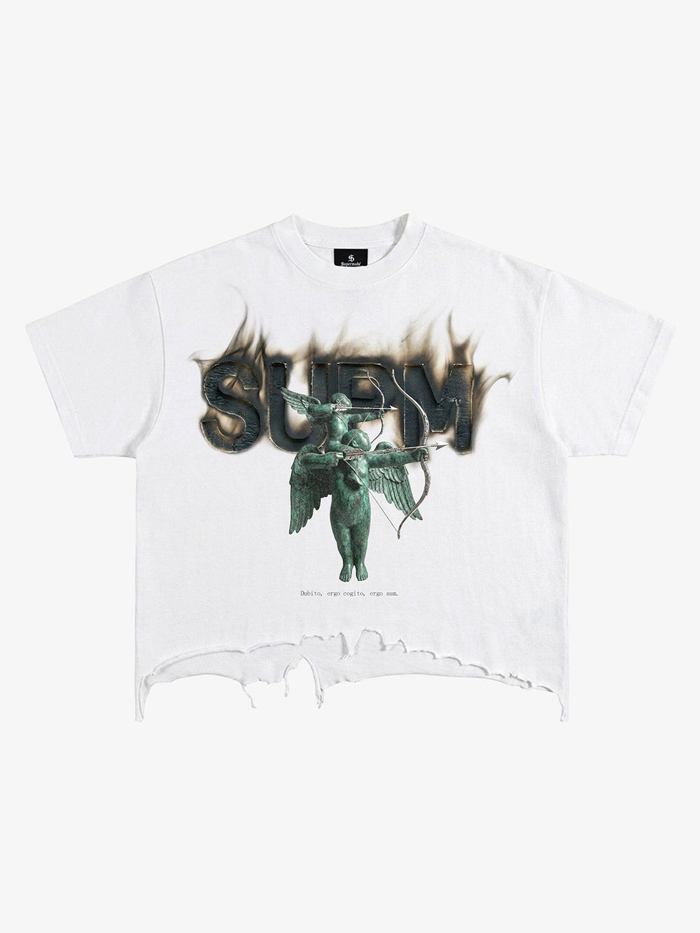 Distressed Art Print Tee