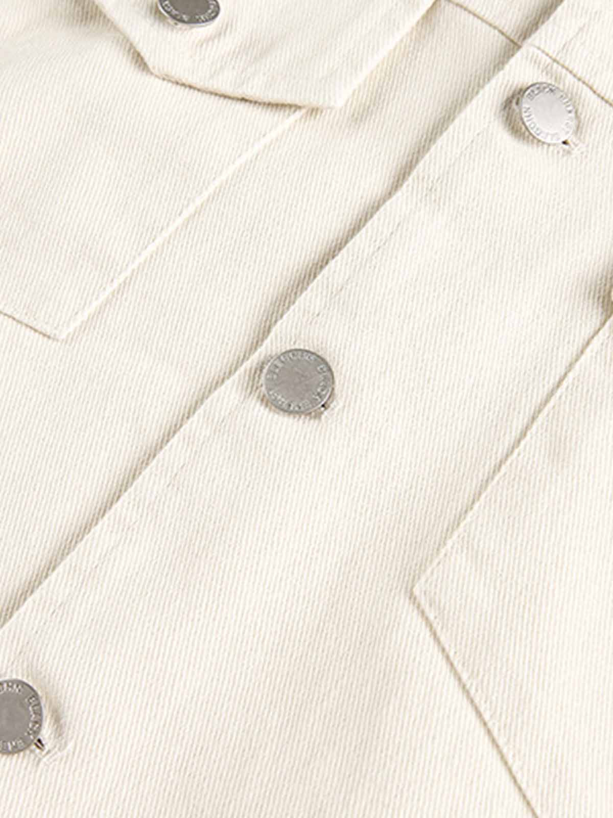 Panel Construction Button-Up Workwear Jacket