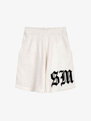 Gothic Chenille Oversized Street Shorts