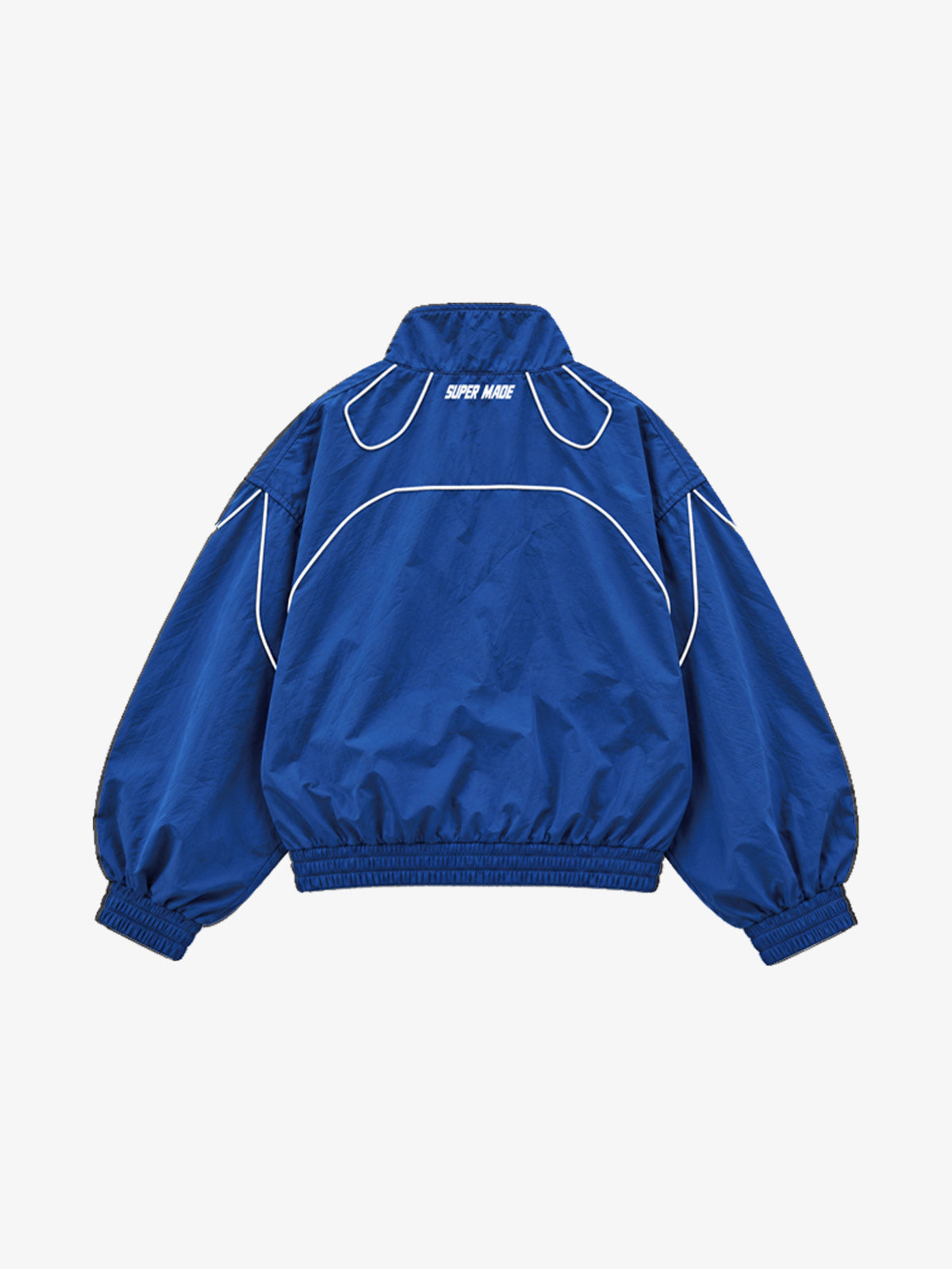 Retro Track Panel Zip-Up Jacket & Wide-Leg Track Pants Set