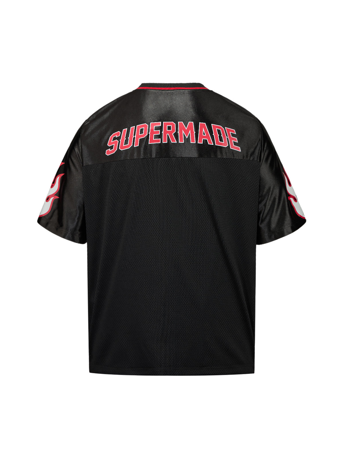 Original Flame Print Football Jersey T-Shirt