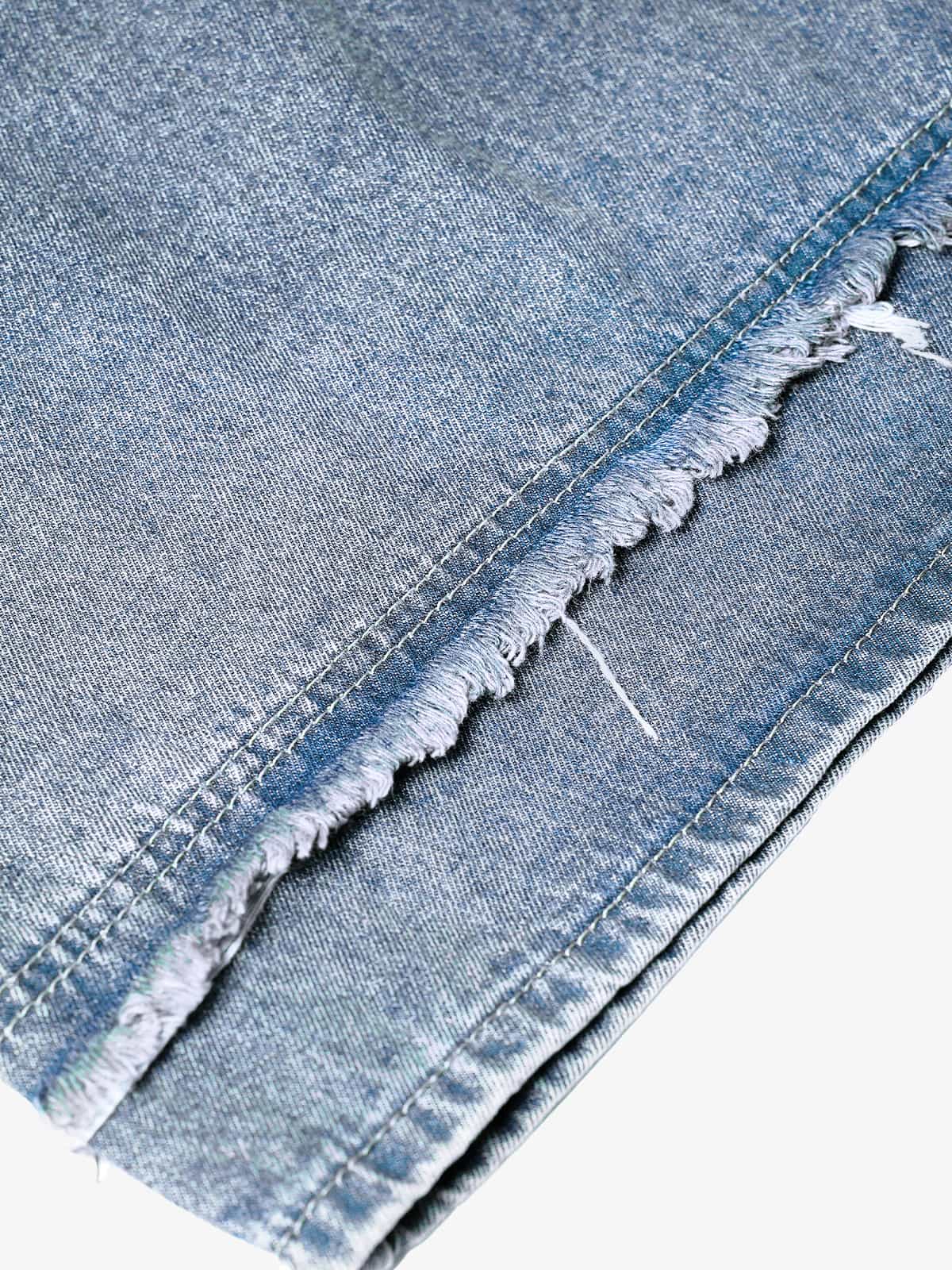 Thesupermade High Street Washed Distressed Denim Shorts - 2100 
