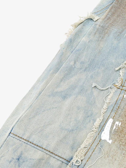 Distressed Ripped Jeans