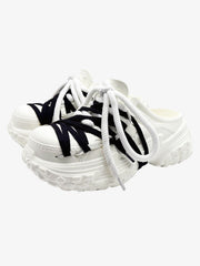 Platform Lace-Up Non-Slip Clogs