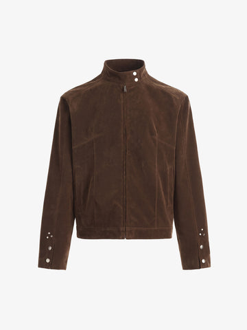 Suede Harrington Jacket