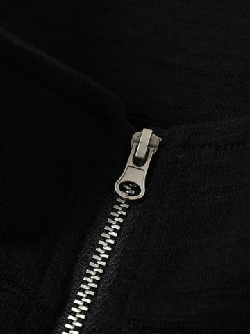 Ribbed Zip Base Layer