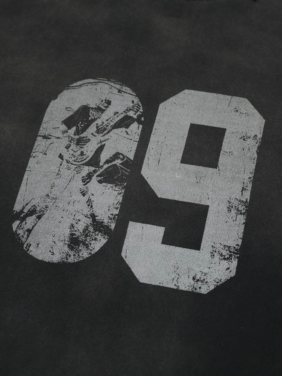 Distressed NO. 09 Long Sleeve T-Shirt 