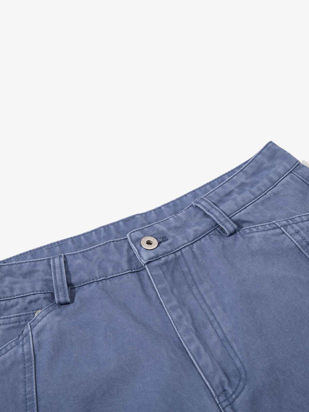 Embroidered Star Curved Seam Pants 
